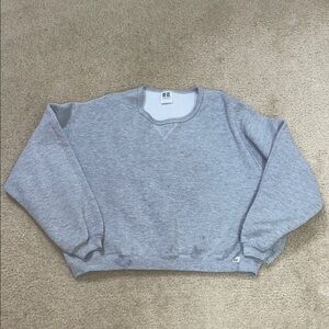 Russell Athletic Heather Gray Crewneck Sweater